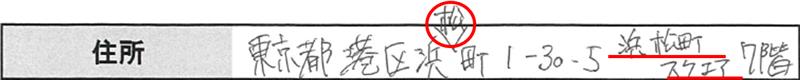 GovCheck(ガブチェック)のAI-OCRならあとから挿入した手書き文字も正確に読み取り
